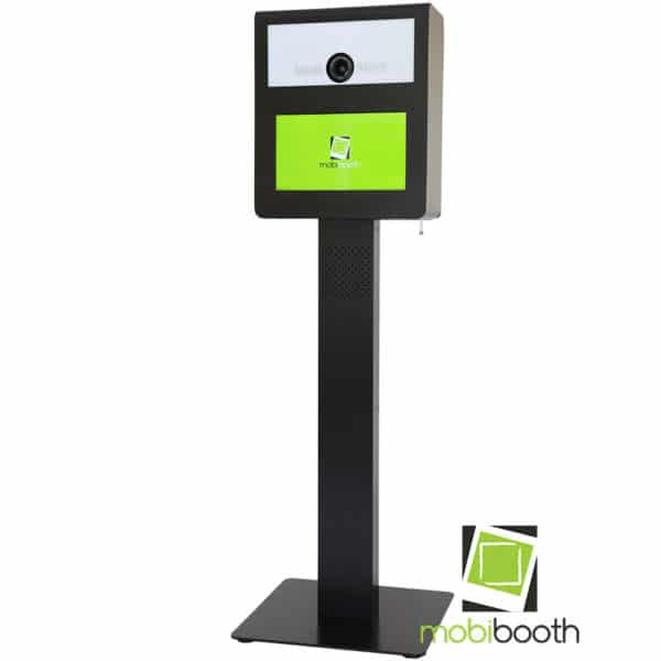 black mobibooth encore dslr photo booth for sale front