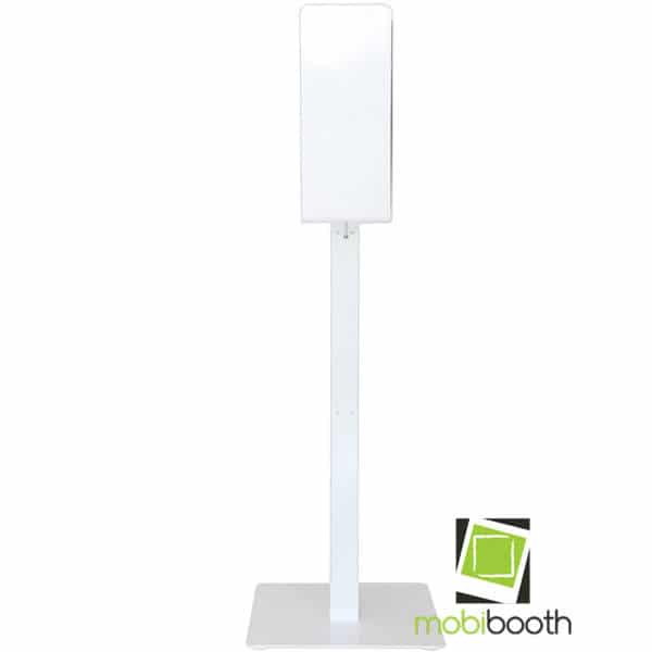 white mobibooth encore dslr photo booth for sale side