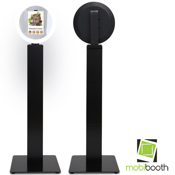 mobibooth cruise plus roamer photo booth stand black