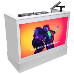 MobiMix Wheeled DJ Booth by Mobibooth